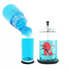 네일샵 소독병 유리 용기 과일청병 내열 열탕소독 미니 병 담금주병 글라스 이샵 굿데이