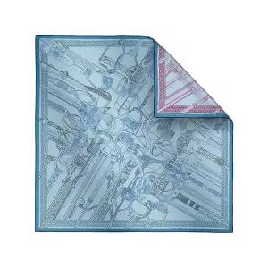 에르메스 콩쿠르 데트리에 리믹스 더블 페이스 실크 여성 양면 스카프 70 까레 H914215S 03