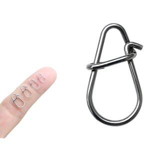 브릴리슬 크랭크베이트 스냅 & 베이스 미끼용 클립, 듀오락 낚시 담수, 패스트 스테인리스 스틸 더 높은 인장 강도용 클립