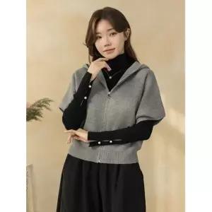 디얼마미 예약배송 헤즈 가오리 니트 가디건 /마담 미시 중년 여성 빅사이즈 40대 50대