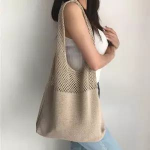 데일리 숄더백 편한 니트 그물 가방 사계절 패션가방 여성숄더백 데일리백 데일리가방