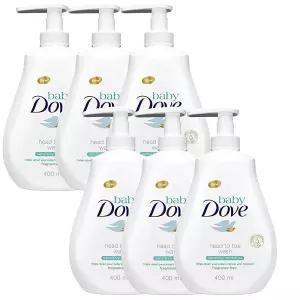 Dove Baby Head to Toe 바디 워시 센서티브 모이스처 - 6팩 x 400ml 144254