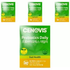 세노비스 프로바이오틱스 데일리 유산균 30p 30g 4개 선물 답례품 가정의 달 건강차 다과 티백