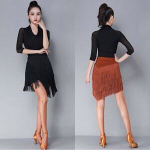 댄스복 라틴 줌바 댄스 무대복 슬림 벨리댄스 라인댄스바지 LD008 댄스치마 차차차