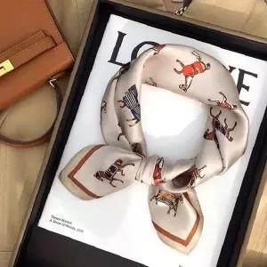 미니 연출 패션스카프 여성스카프 종 데일리 여성 손수건마니아 실크