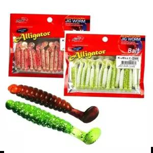 송어웜 S씨타임 JRC 쏘가리 투톤 웜 루어 낚시 미끼 4.5cm