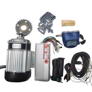 전기 삼륜차 변환 키트 48V 500W 1000W 모터 페달 카트 DIY 리뉴얼 고 토크 자동차 수정