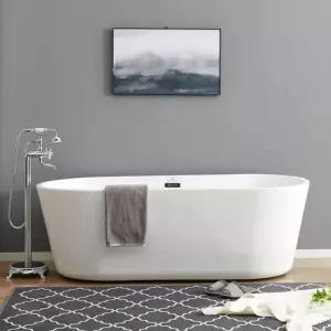 가정용욕조용 반신욕조 프리스탠딩 이동식욕조 다용도 활용 깔끔 수납