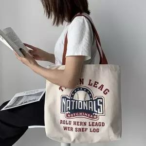 캔버스 숄더백 빅사이즈 데일리 가벼운 여성 숄더백 에코백 여름 크로스