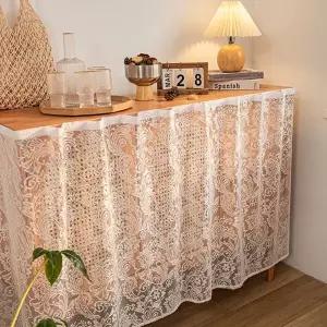 주방 가리개 커튼 찍찍이 바란스 싱크대 레이스 가리개 커튼 창문