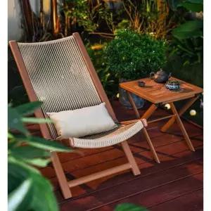 야외의자 라탄 접이식 해변 테이블 체어 테라스의자 세트