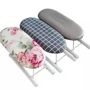 휴대용 다리미판 탁상용 스탠드형 여행용 접이식 다리미판 옷걸이 탈부착 커버 류판