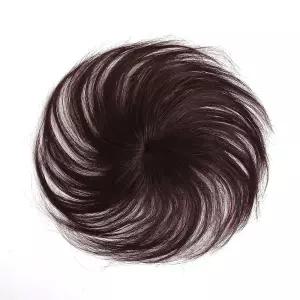 레드브라운 자연스러운 여성정수리가발 붙임머리 고정식 코스튬 탑커버