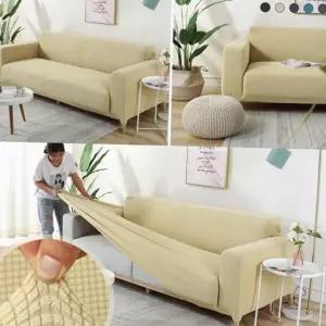 거실 소파 커버 고밀도 스판 4인용 사계절 소파 커버 3인용 카우치 패브릭 쿠션