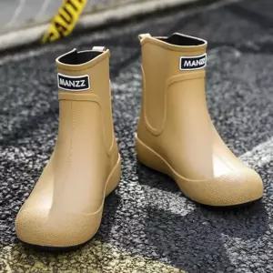 커플 부츠 비오는날 장화 커플 부츠 편안한 여름 남녀공용 캐주얼 미끄럼 농업용 키높이 남성 여성 방지