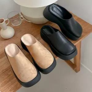 여성 사무실 실내화 미들 통굽 데일리 디자인 슬리퍼 ngq4+1Cfo