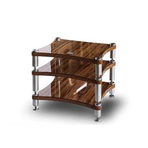 HIFI 오디오 스피커 증폭기 캐비닛 DAC 프레임 랙 스테인레스 스틸 컬럼 목재 장비 충격 흡수 장치 삼각