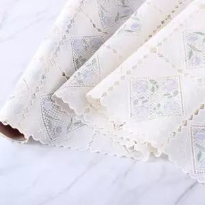 레이스 식탁보 매트커버 퍼플로즈 L WB55-2