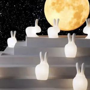 야외 토끼 조형물 꾸미기 등 6컬러 의자 정원 포토존 LED 관광지 공원 조명