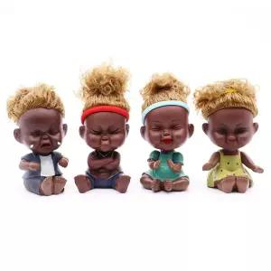 (쓰리몰) 추억의 못난이 인형 저금통 헤어밴드 장식품