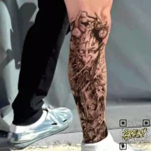 이레즈미 긴팔 문신스티커 지워지는 남자 타투스티커 리얼 전신