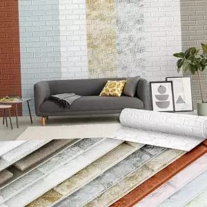 단열 벽지 발포 쿠션 인테리어 폼 블럭 사무실 리모델링 시트지 스티커 접착식 아트월 벽면 욕실 주방 모던