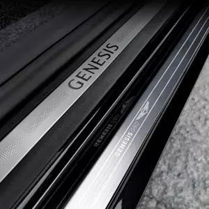 제네시스 g80 문턱 보호대 차량 가드 보호 제네시스 g80 문콕방지 스크래치방지 스테인리스 문스커프