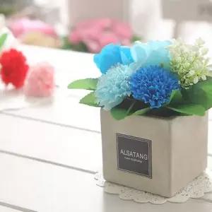 비누 꽃 선물 스승의날 어버이 인테리어 비누 꽃 화분 장식 인조