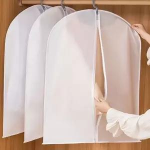 의류 수납 커버 부직포 지퍼형 옷장 옷 커버 정리 먼지 계절 보관함