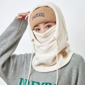 남녀 기모 플리스 마스크 후드 넥워머 바라클라바