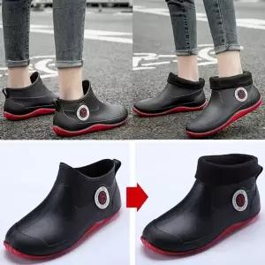 주방화 644MQH20 작업 털 장화 조리 방한 방수 신발 다용도