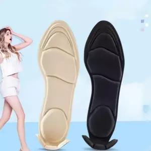 여성 신발 깔창 스펀지 푹신한 뒷꿈치 여성 구두 깔창 미끄럼 방지 편하게 앞꿈치 발바닥 발통증 뒤꿈치