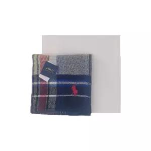 랄프로렌 체크 말로고자수 손수건 logo-13