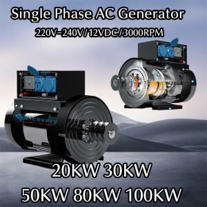 고속 회전 20KW 영구 자석 발전기 220V 단상 교류 자기식 디젤 조절기 가정용