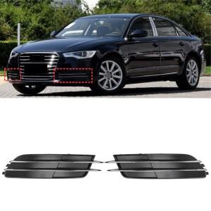 Audi A6 C7 2012-2016 용 앞 범퍼 그릴 안개등 커버
