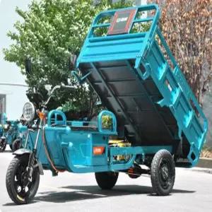 전기 삼륜오토바이 농업용 전동 운반차 삼발이 안전 적재함 삼륜 화물 팜트럭 오토바이