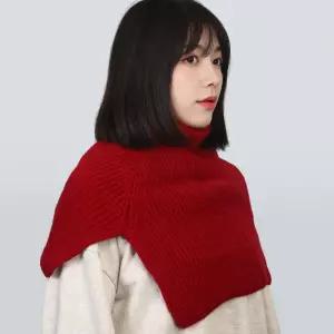 어깨 숄 니트 넥워머 판초 케이프 워머