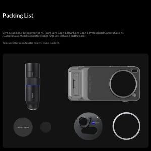 렌즈 보호 Vivo X300 Pro Zeiss 2.35x 망원 렌즈 전문 사진 촬영 키트 모바일 폰 케이스 (옵션: 핸들)
