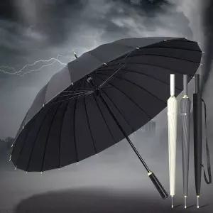24k 튼튼한 대형 장우산 태풍 골프 우산 커버 포함