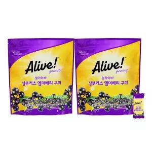 얼라이브 삼부커스 엘더베리 구미 60구미 2개(총 120구미)