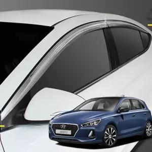 i30 PD 크롬바이저 선바이져 윈도우바이저 빗물가리개 햇빛 썬 경동