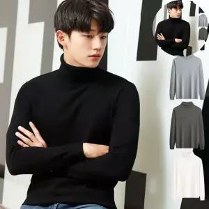 클래식목티 남성 4컬러 가을 겨울 포근한 터틀넥 목폴라 니트티
