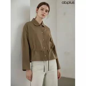 Ab.plus 카라 허리 셔링 끈 포인트 점퍼 LSX3MU39A 386505