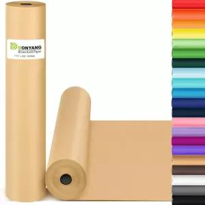 돈양 브라운 포장지 17.5 x600 (50 ) 부케 플라워 아트 이젤 선물 포장용 크래프트 공예 게시판 종이