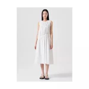 (국내매장정품) 에잇세컨즈 8SECONDS 스트링 디테일 원피스 화이트 (354771MQA1) 354771MQA1 252893