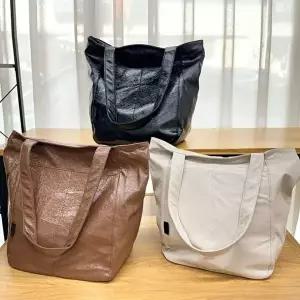 잔주름가방 빅사이즈 링클 쇼퍼백 멋스러운 여성 숄더백 가방