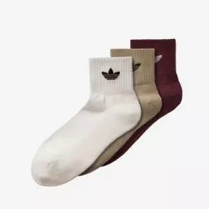 [아디다스] 미드 컷 크루삭스 3켤레 화이트 스토크하마로운 153159249