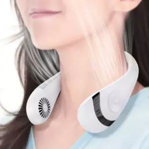 낚시 캠핑 저소음 넥밴드선풍기 목에거는 선풍기 휴대용선풍기 3단풍속조절 C타입충전 산책 여