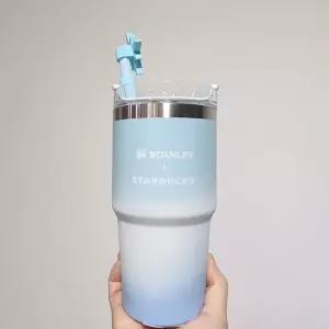 스타벅스 윤슬 스탠리 켄처 텀블러 591ml 각인 벤티 빨대컵 차량용 더춘천의암호R