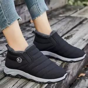 겨울부츠 남녀공용 패딩부츠 가벼운 아웃솔 전체 기모안감 부츠 발 따뜻한 신발 아웃도어 퍼부츠